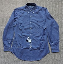 Ralph Lauren Polo Shirt Classic Fit Men's Small Long Sleeve New w Tag