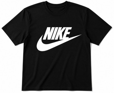 Nike Men's T-Shirt Athletic Logo Swoosh Printed Active Short Sleeve Tee