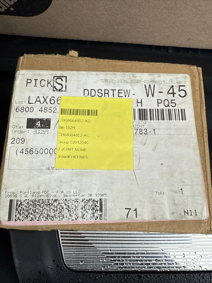 Junta en U universal Mopar 68004852AC genuina para Dodge Ram 3500 2007-2001 Foto 4 de 4