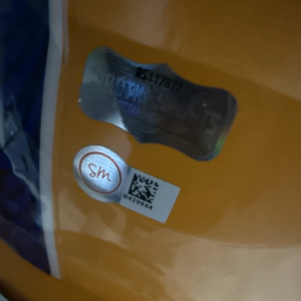 Dan Marino, Autograph Pitt Helmet, Authenticated, Full Sized. - Image 2 of 2