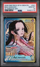 2026 ONE PIECE OP14-EB04-THE AZURE SEA'S SEVEN ALTERNATE ART BOA HANCOCK PSA 10