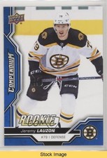 2018-19 Upper Deck Compendium Rookies Blue Jeremy Lauzon #844 READ 0m1g