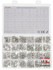 Electrical Wire Connectors, 410 PCS AWG 22-16 16-14 12-10 Gauge Non-Insulated