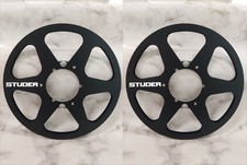 One Pair black 10.5 Aluminium tape reel for s...