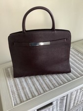M & S Leather handbag. Burgundy colour. NEW. REDUCED PRICE