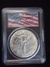 2001 American 1 Oz Silver Eagle PCGS GEM 9-11-01 WTC Ground Zero Recovery