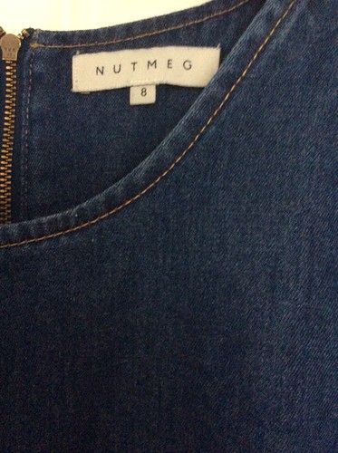 Ladies Denim Dress 3/4 Sleeved - Picture 7 of 10