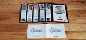 Castlevania NES Hang Tab Box Complete CIB Five 5 Screw 1st Print Overlap Label !