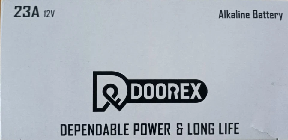 5Pcs DOOREX 12V 23A Super Alkaline Battery for Car Alarm-Remote EXP 02-2026 - Image 3 of 4