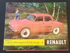 Brochure auto'  Renault Dauphine petit dépliant (14x10.5 cm fermé)