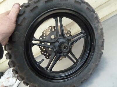 Front wheel & tire Z125 PRO 17 17-22 Kawasaki # O5 | eBay