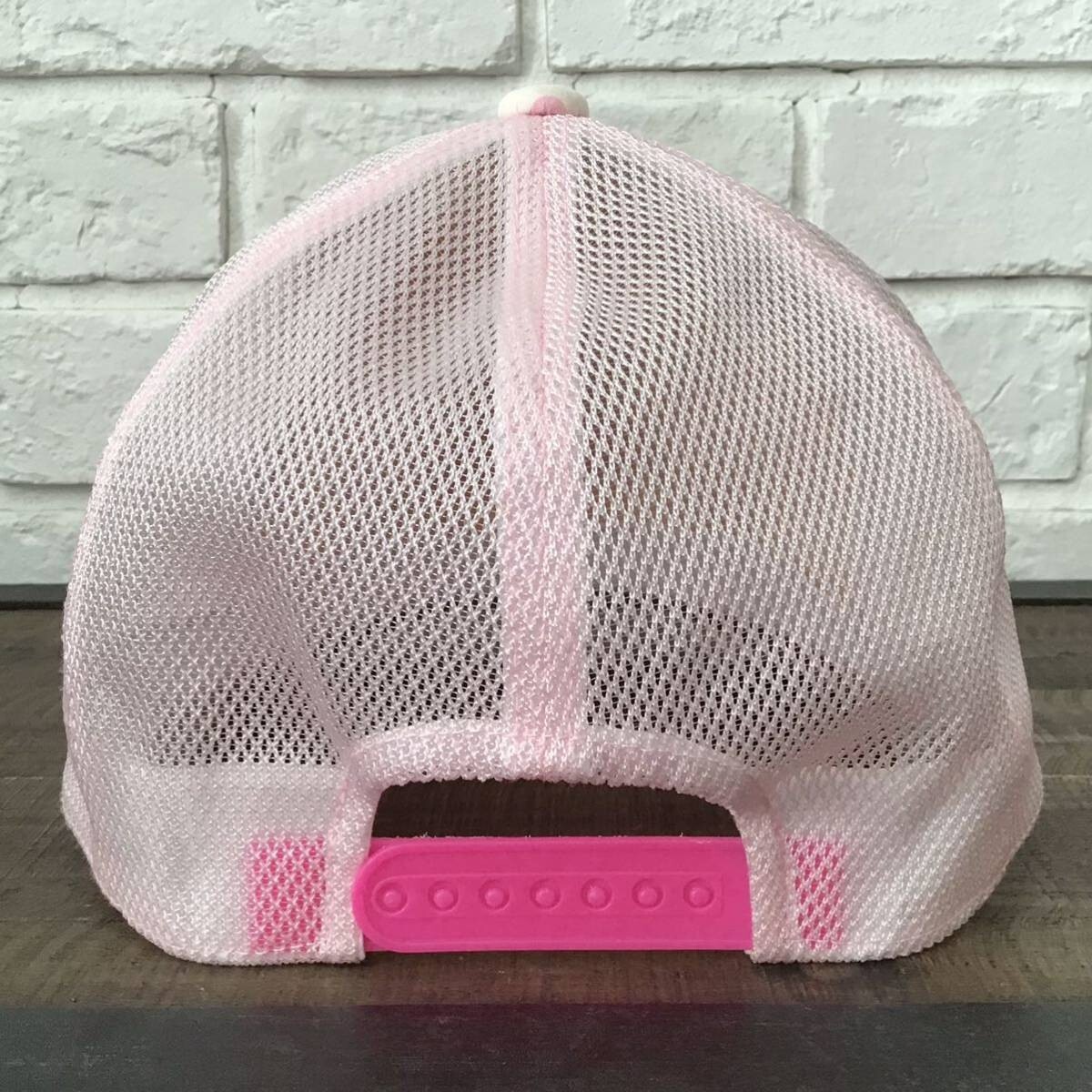 BAPE Nap Milo ABC camo pink trucker hat cap A Bathing Ape | eBay