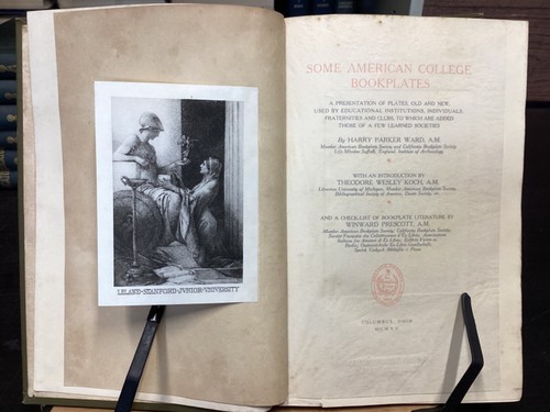 1915 Some American College Bookplates by Harry Parker Ward, Heavily Illustrated - Picture 4 of 24