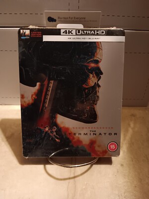 NEW The Terminator 4K SteelBook UHD Blu-ray (UK)[1984] No Dent - Ships Next Day