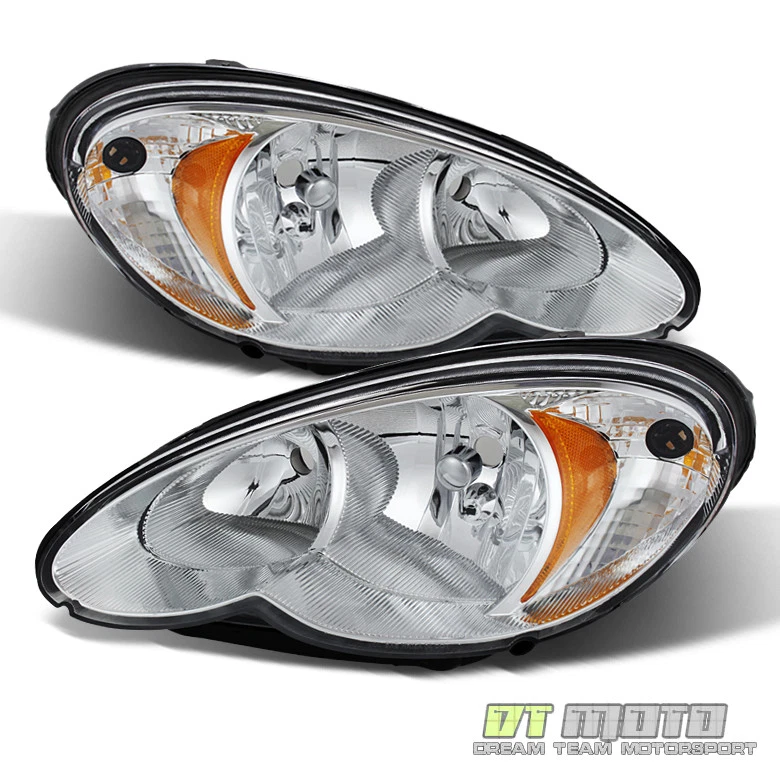 Juego de faros izquierda+derecha para Chrysler PT Cruiser 2006 2007 2008 2009 2010 Foto 2 de 3