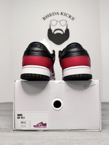 Size 10.5 - Nike Dunk Low By You Chicago Men’s US DO7413-991 Red Black White NEW - Picture 6 of 9
