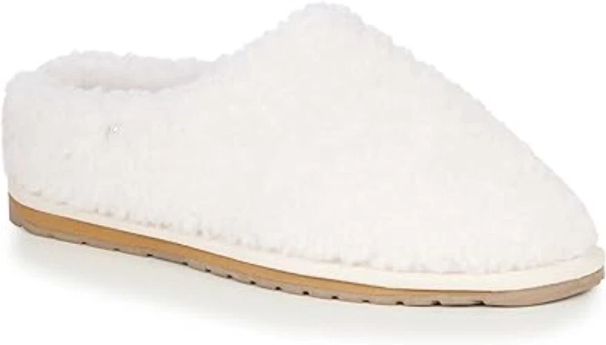 Style&co. Women's Teddy Faux Fur Slippers Comfort Slip On Ivory Size 6M - Image 2 of 3