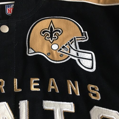 NFL Vintage New Orleans Saints Men’s G-III Quilted Racing Stitched Jacket 3XL - Picture 5 of 19