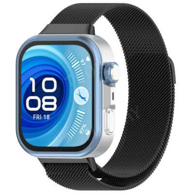For Huawei Watch Fit 3/4/4 Pro Stainless Steel Metal Mesh Band Strap Wristband