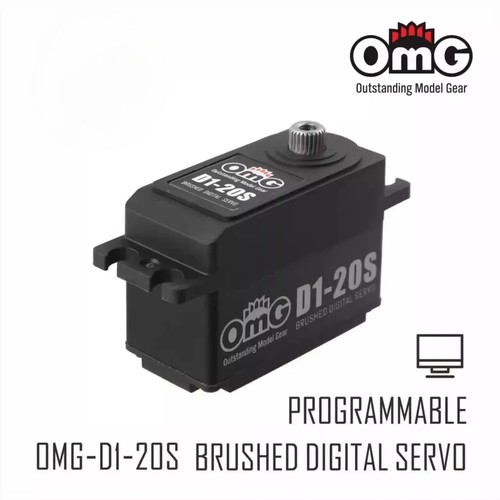 OmG-D1-20S 20 kg D1-15S 15 kg servo digital cepillado cuerpo corto para coche de deriva 1:10 - Imagen 8 de 10