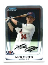 2011 Bowman Draft Picks & Prospects Chrome Prospects # BDPP94 Nick Ciuffo