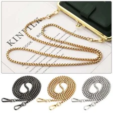 Replacement Purse Chain Strap Handle Shoulder For Crossbody Handbag Bag 47in