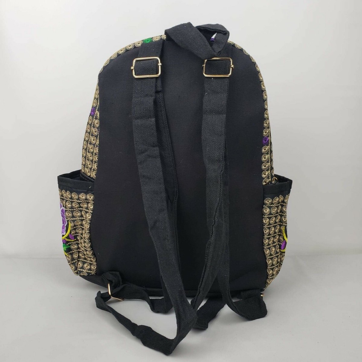 Embroidered floral Mexican Backpack NEW/ mochila Mexicana‎ bordada a mano nueva Embroidered floral Mexican Backpack NEW/ mochila Mexicana  main image 2