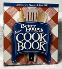 2002 Better Homes & Gardens New Cookbook 3-Ring Binder Removable Pages Recipes