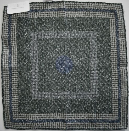NWT Authentic BRUNELLO CUCINELLI Pocket Square Pochette Handkerchief - Picture 2 of 4