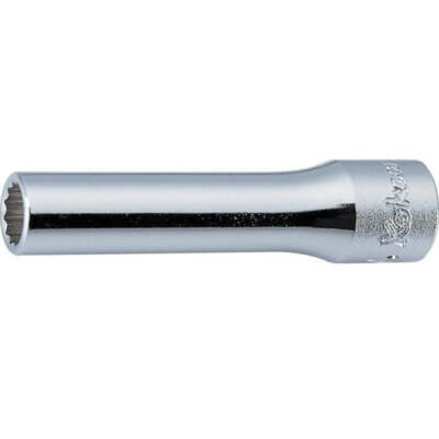 Ko-ken 2305A-1/8 Hex 1/4''Sq. Drive 12 Point Socket 1/8 Inch, L.50 mm