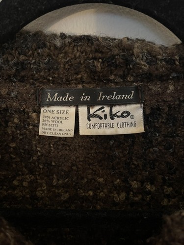 Kiko Made In Ireland Vintage Button Down Jacket One Size - Picture 2 of 5