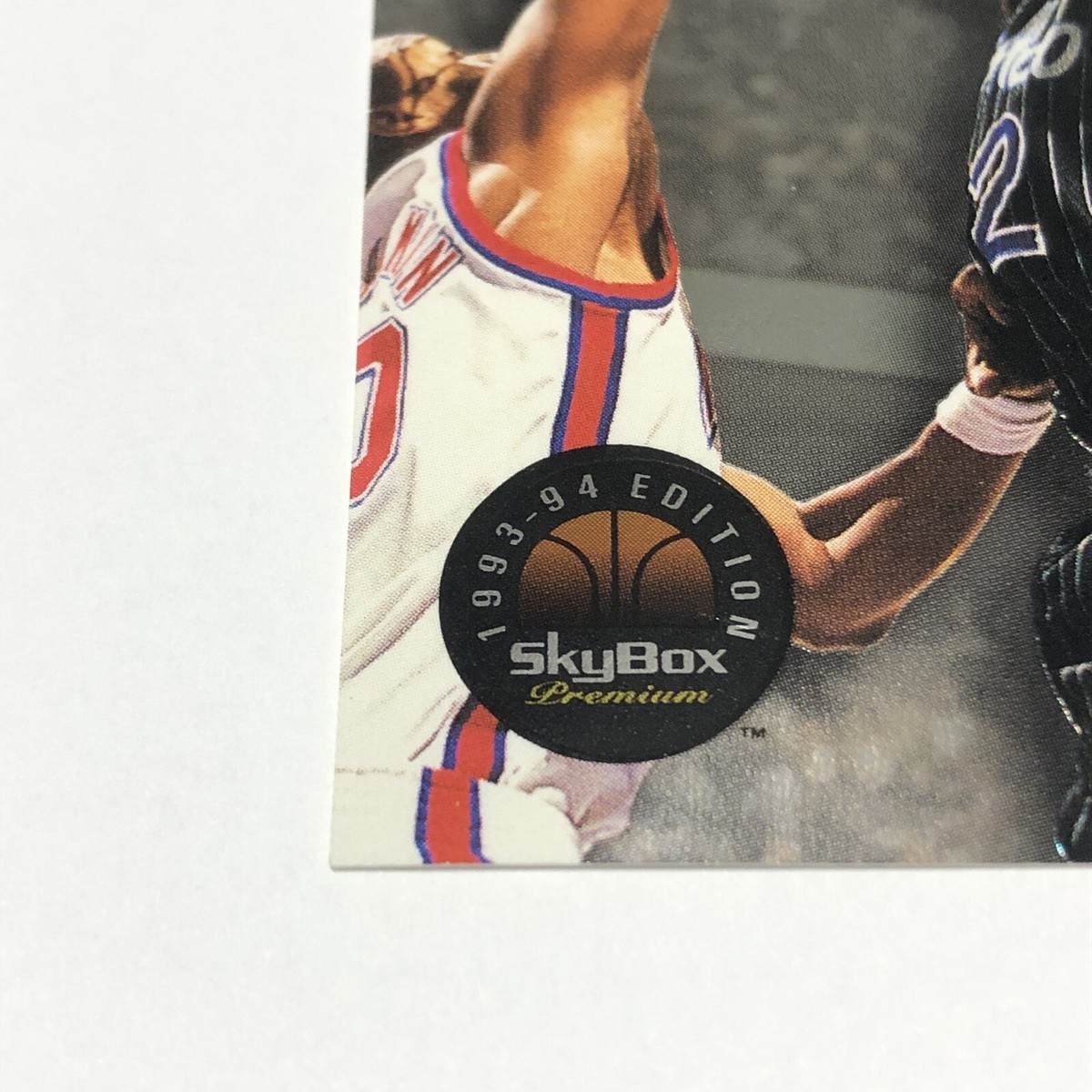 1993-94 Skybox Premium Shaq Talk Shaquille O'Neal Larry Bird #9