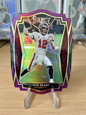 2020 Select Premier Level Tom Brady Purple Die Cut #101 Tampa Bay Buccaneers