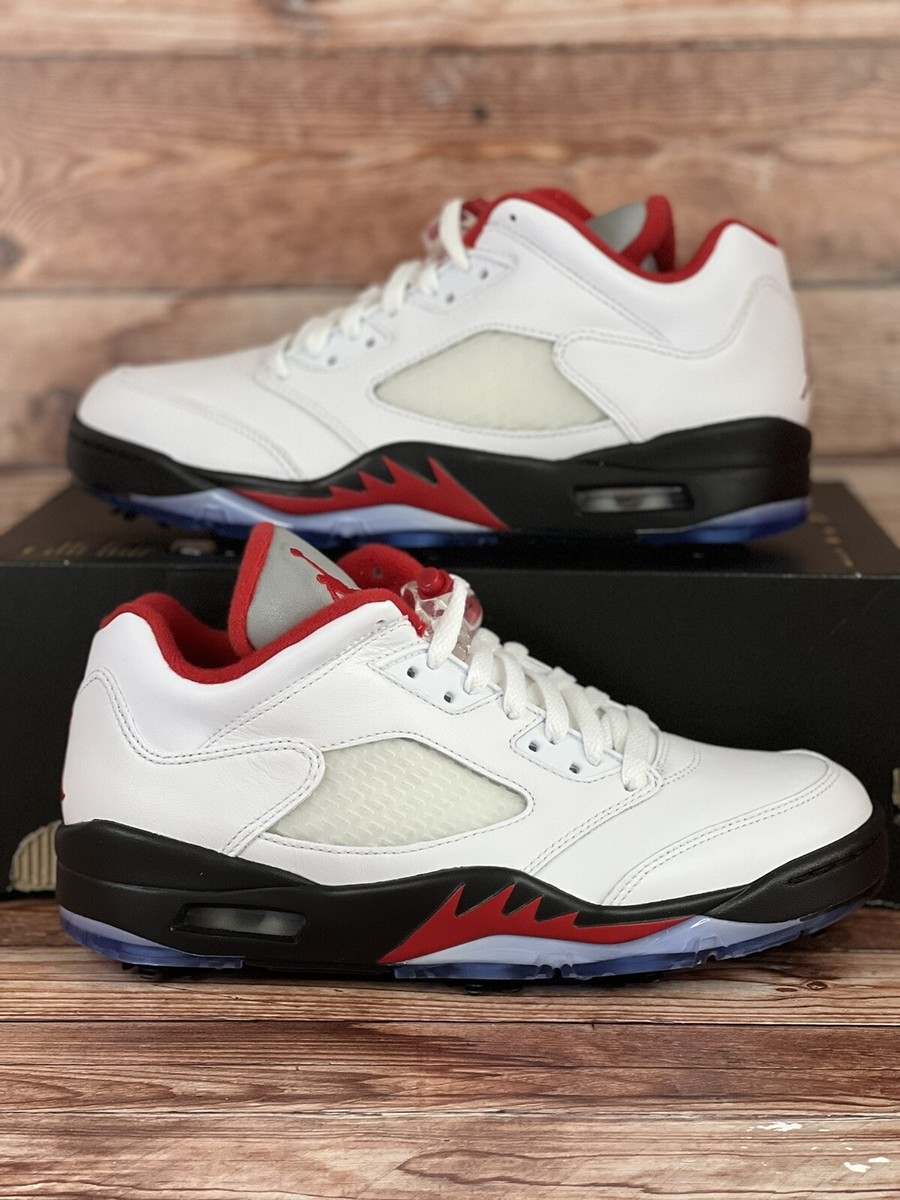 Nike Air Jordan V Low Golf Shoes CU4523-100 Men display picture 1