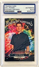 2020 UD Goodwin Champions Will Power IRL Indy Signed Auto Card #135 PSA DNA