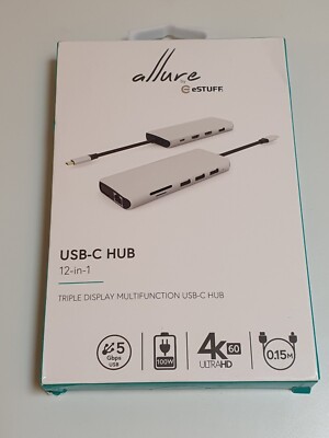eSTUFF Single USB-C Dock - Dockingstation 5704174098577 neu in opened Box _0,1_6
