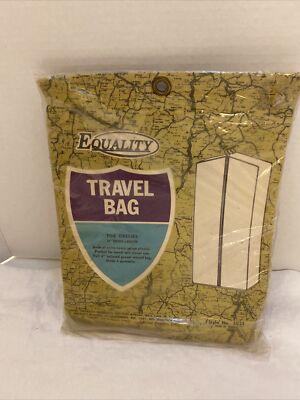 Vintage Equality Travel Bag For Dresses New Old Stock