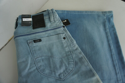 LEE X Alamo Damen Jeans stretch bootcut schlag Hose 28/33 W28 L33 used blau NEU.
