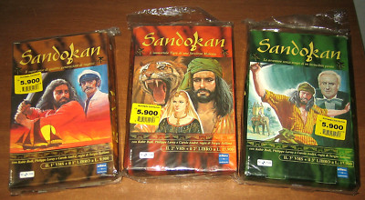 LOT 3 VHS VIDEOKASSETTEN SANDOKAN TV-Serie Rai 1976 komplett Rai Trade Editionen