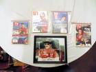 VINTAGE JEFF GORDON AUTOGRAPHED 8X10 PHOTO AND TV GUIDES PACKAGE — photo 1