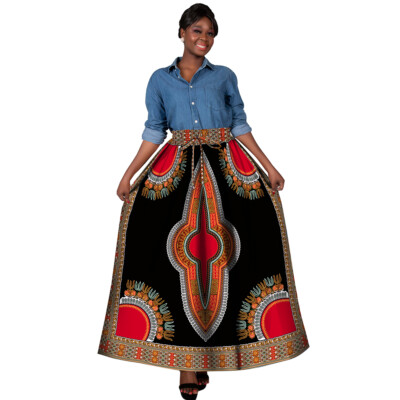 African Skirt for Women Print Dashiki Ankara Skirt for The Four Seasons