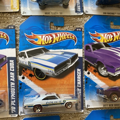 Hot Wheels 9 SET WALMART EXCLUSIVE REDLINE MINI FIREBIRD CUDA BUICK VW CHARGER - Picture 6 of 12
