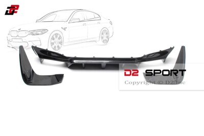 Carbon Fiber 3D Type Bumper Diffuser + Rear Extensions fits 2018-2020 BMW F90 M5