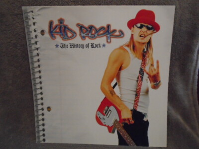 RARE PROMO Kid Rock LP FLAT POSTER History of Rock 2000 Joe C