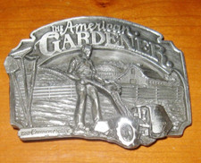 Siskiyou Vintage The American Gardener Belt Buckle 1987 Limited Ed No 305 USA