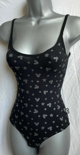 Disney Mickey Mouse Womens Glitter Bodysuit Size Small 6-8 | eBay