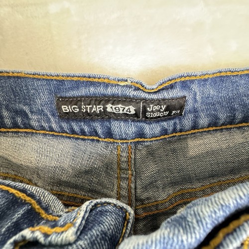Big Star Jean Shorts Womens Blue Denim Joey Slouchy Fit Size 30 - Picture 2 of 15