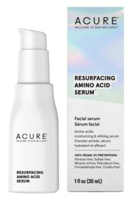 ACURE - Resurfacing Amino Acid Facial Serum - 1 oz - New In Box