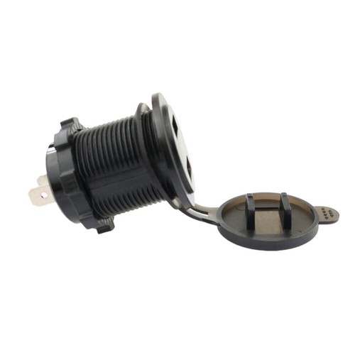 12V/24V Auto Steckdose USB Ladegerät Buchse Für KFZ Einbau Zigarettenanzünder - Picture 10 of 16