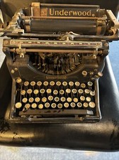 Antique 1920's No. 5 Underwood Standard Typewriter thumbnail